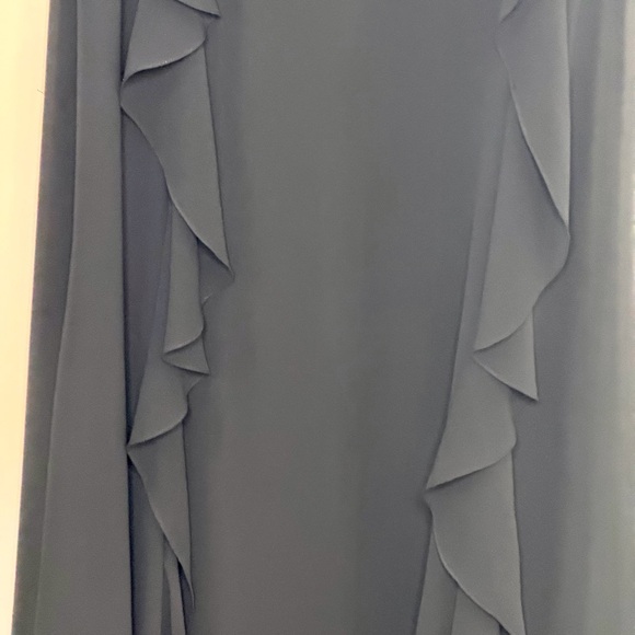 BASIX BLACK LABEL Elegant black evening gown with beaded illusion bodice Size 14 - Picture 7 of 16